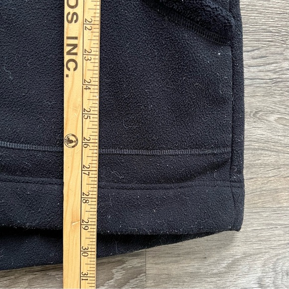 Lands' End Plus Size Black Warm Fuzzy Hooded Zip Up Jacket Women's size 2X - Picture 7 of 7